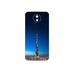 MAHOOT Dubai City Cover Sticker for Motorola Moto C Plus
