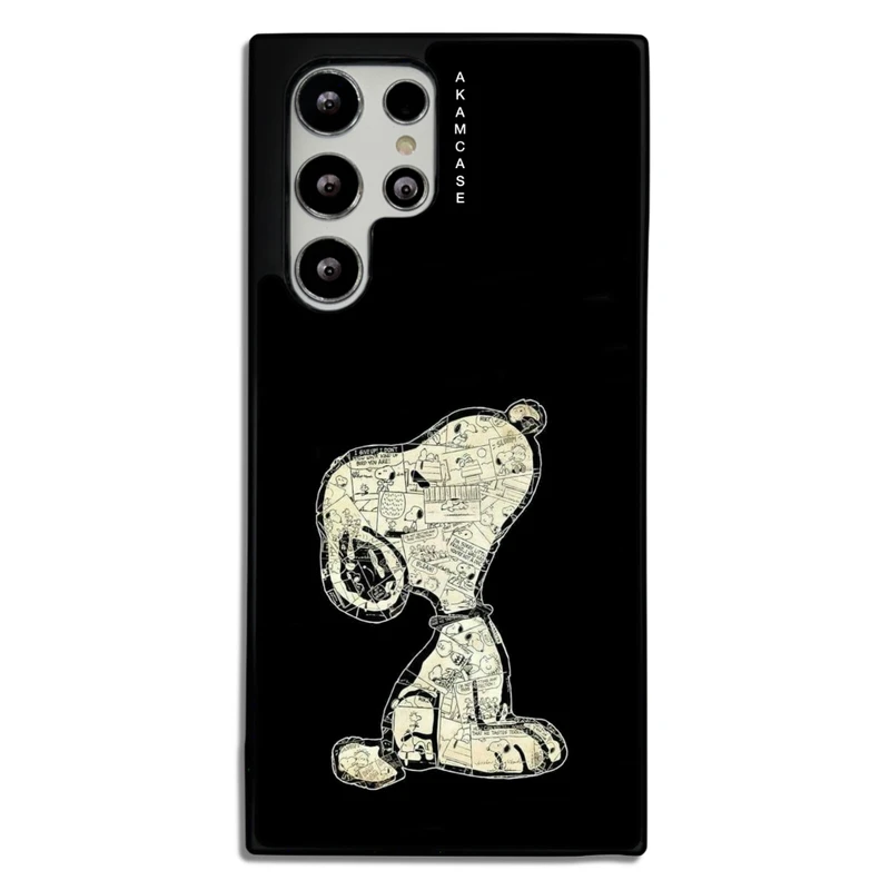 کاور آکام مدل AMCWSGS22U-SNOOPY10 مناسب برای گوشی موبایل سامسونگ Galaxy S22 Ultra
