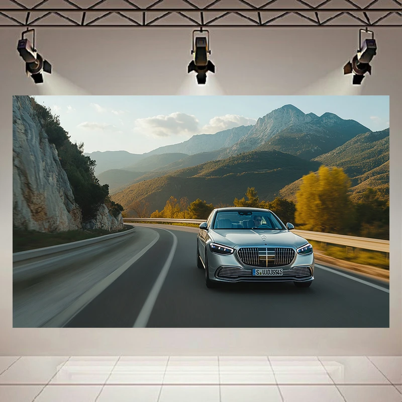 استیکر طرح مرسدس بنز مدل جاده کد AR303228