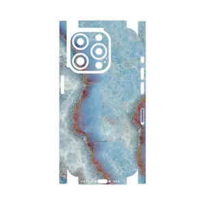 MAHOOT Blue_Ocean_Marble-FullSkin Cover Sticker for Apple iPhone 15 Pro