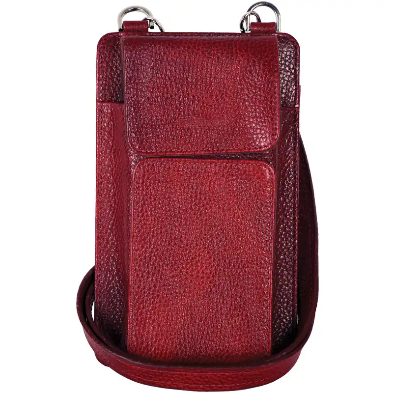 کیف گردنی چرم بارز مدل DG73.1