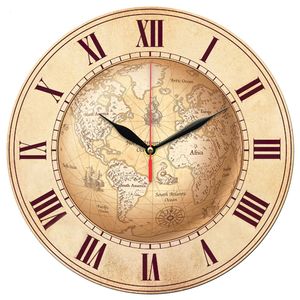 نقد و بررسی ساعت دیواری طرح نقشه قدیمی جهان کد 1331 توسط خریداران