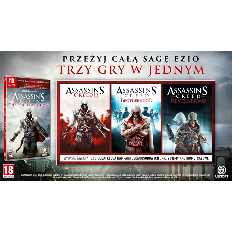 بازی Assassin's Creed: The Ezio Collection مخصوص Nintendo Switch