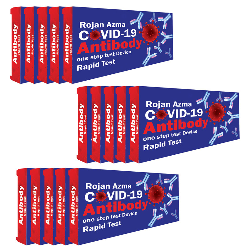 تست سریع آنتی بادی مدل IgG IgM بسته 15 عددی