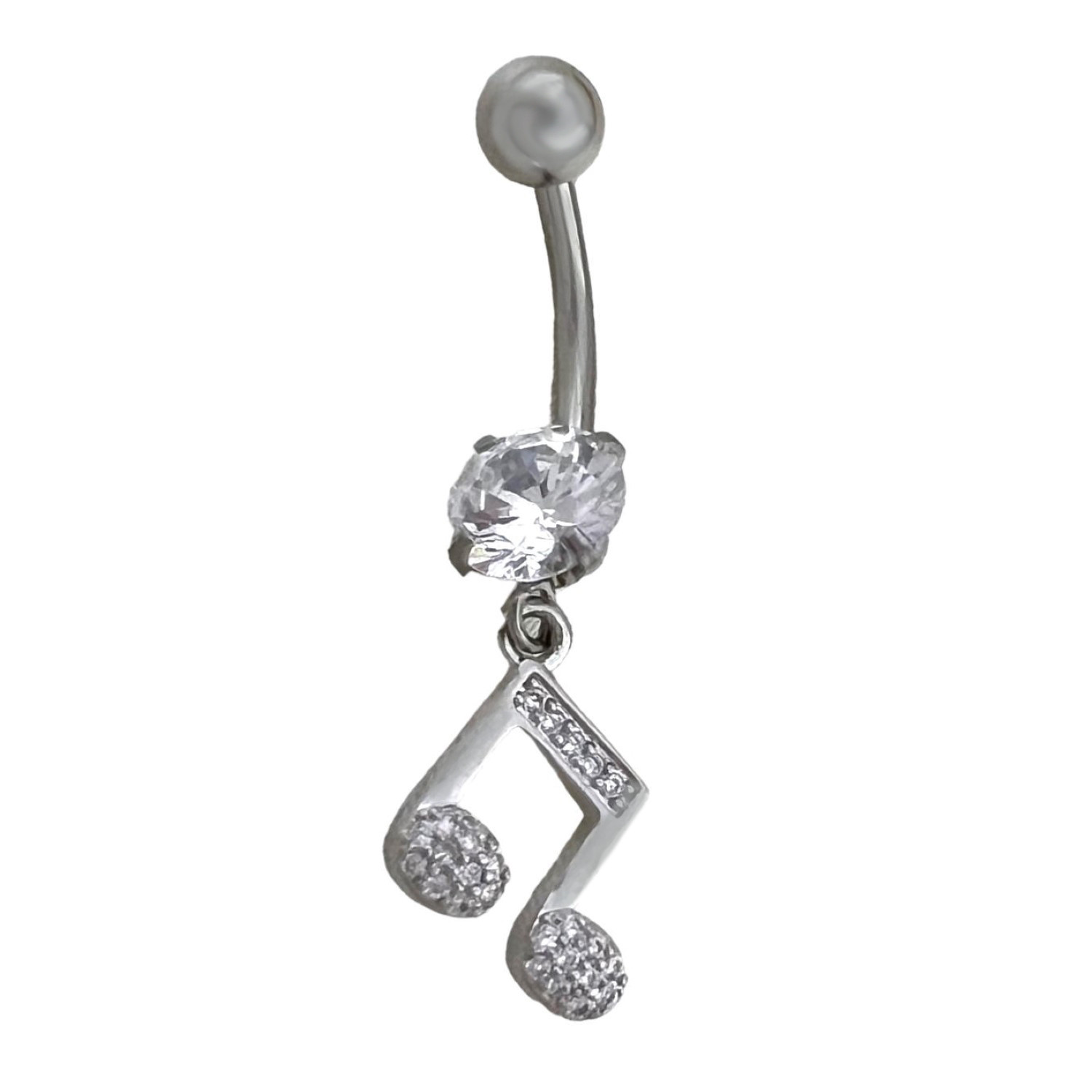 پیرسینگ ناف زنانه مدل نت موسیقی کد P4585 t پیرسینگ ناف زنانه مدل نت موسیقی کد P4585 t