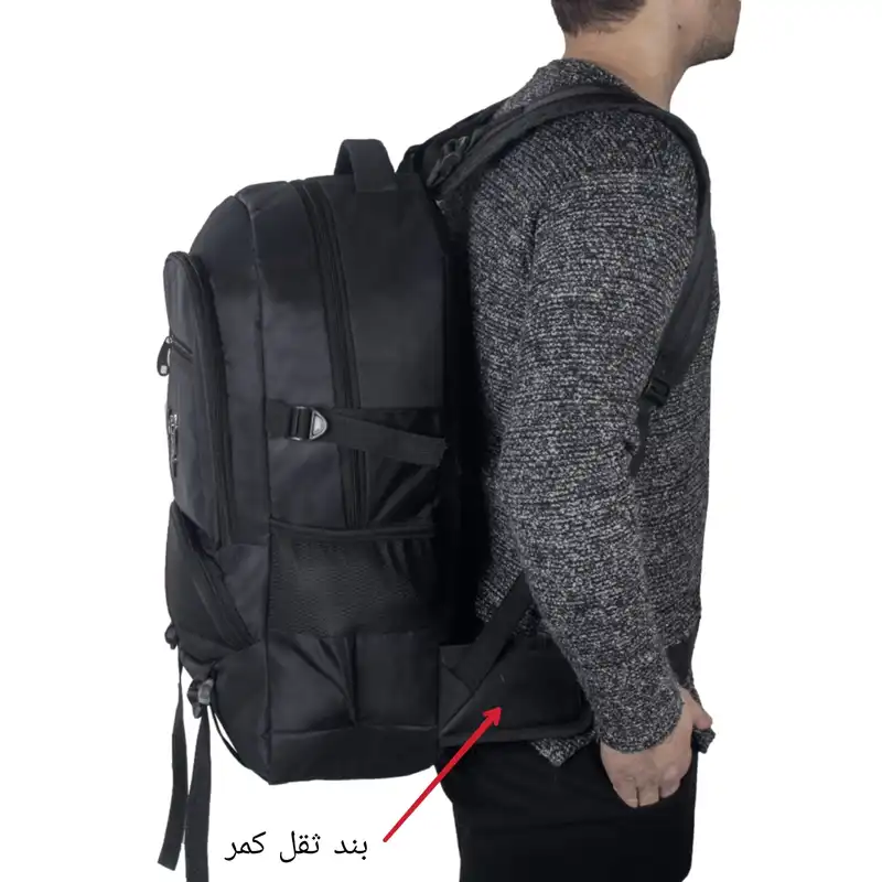 کوله پشتی کوهنوردی 55 لیتری مدل Koo7-ANT