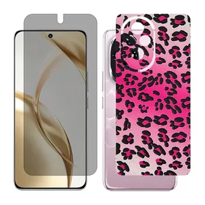 Glass Together model Privacy screen protector suitable for Honor 200 mobile phone with back cover sticker