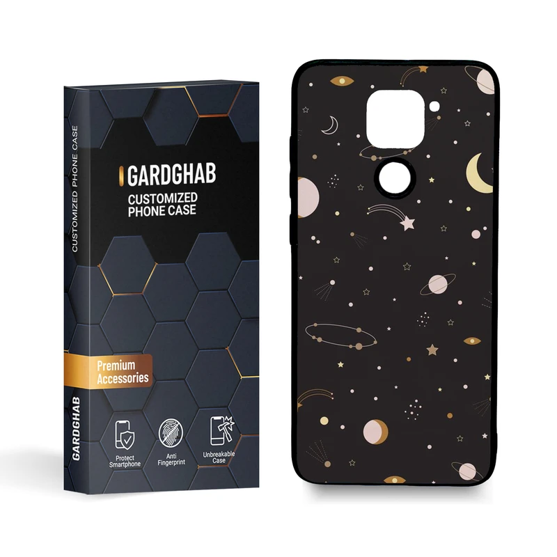 کاور گارد قاب مدل کهکشانی مناسب برای گوشی موبایل شیائومی redmi note9