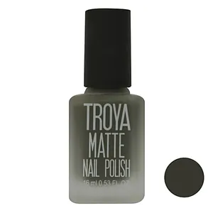 لاک مات ناخن ترویا مدل 21 شماره 925 رنگ سبز 