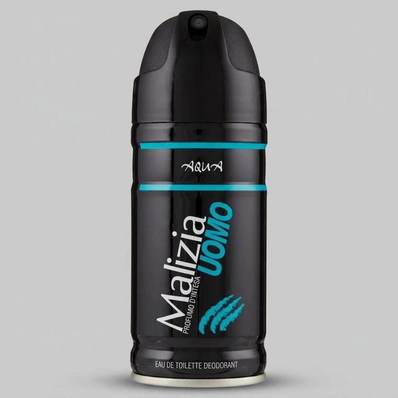 اسپری بدن مردانه مالیزیا مدل Aqua حجم 150 میلی لیتر