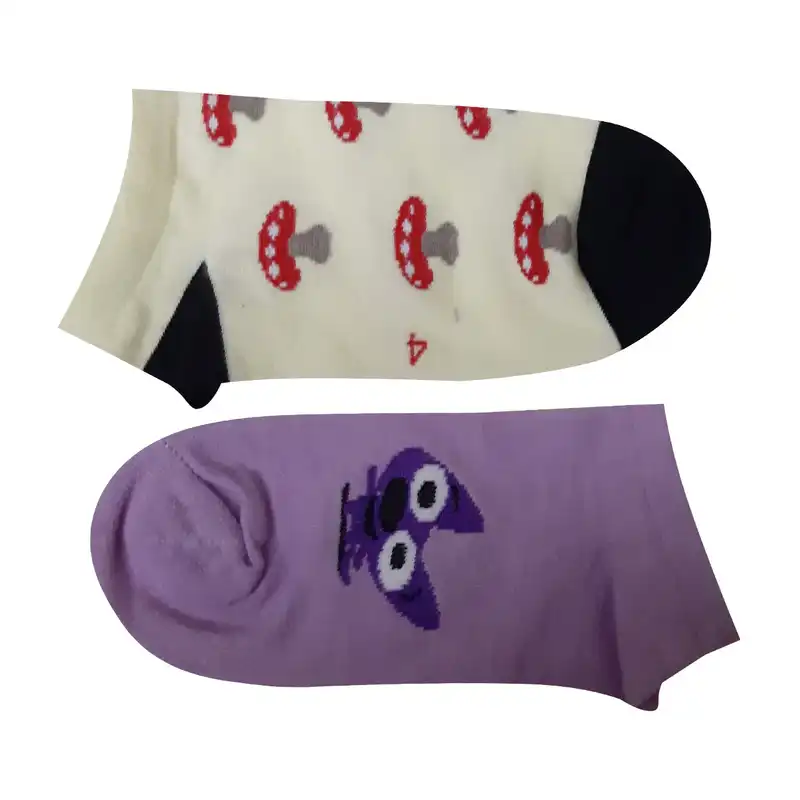 جوراب دخترانه کد 700 مجموعه 2 عددی