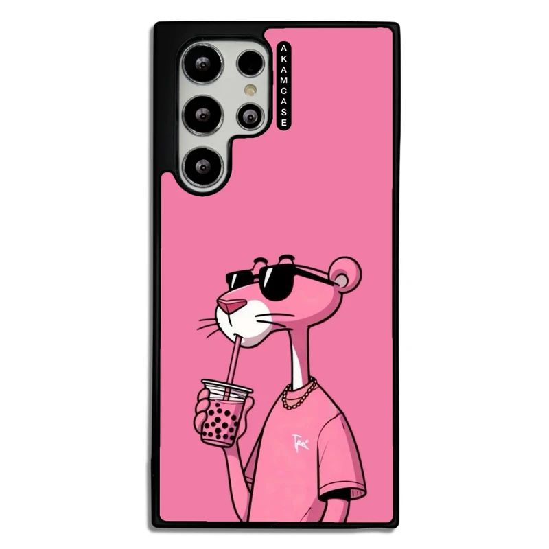 کاور آکام مدل AMC-WSGS22U-PINK PANTHER12 مناسب برای گوشی موبایل سامسونگ Galaxy S22 Ultra