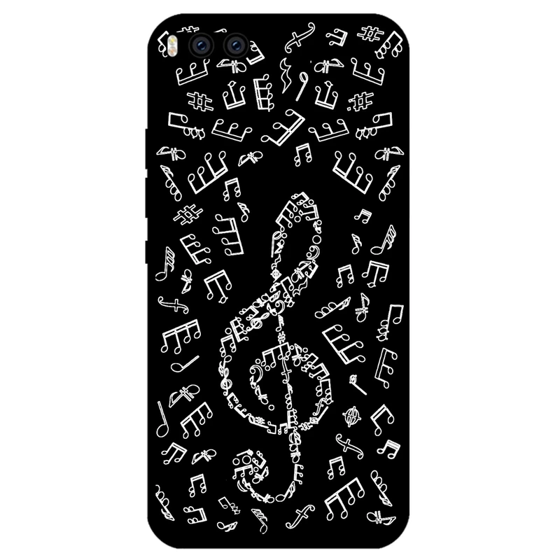 کاور مگافون طرح نوت موسیقی مدل 1370 مناسب برای گوشی موبایل شیائومی Mi 6 
