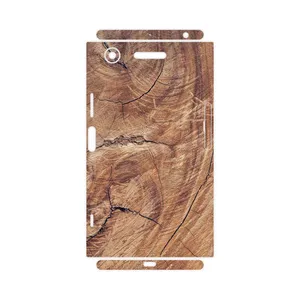 MAHOOT Wood Texture 5-FullSkin Cover Sticker for Sony Xperia XZ1