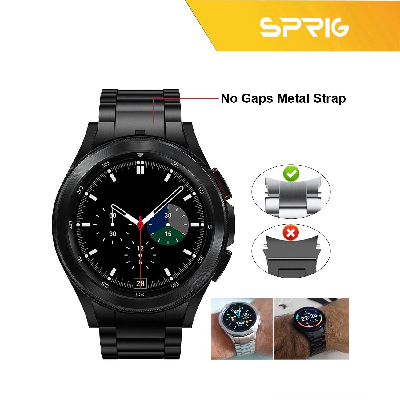 بند اسپریگ مدل 3Bid-Full Body protection مناسب برای ساعت هوشمند سامسونگ Galaxy Watch 5 pro 45mm -  - 9