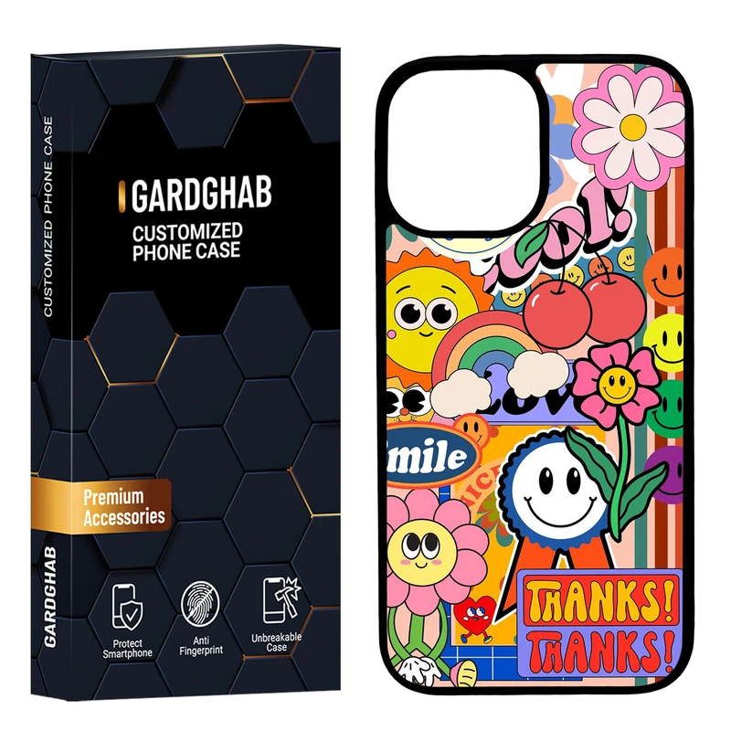 کاور گارد قاب مدل پشت گلس فانتزی مناسب برای گوشی موبایل اپل iPhone 12 Pro Max