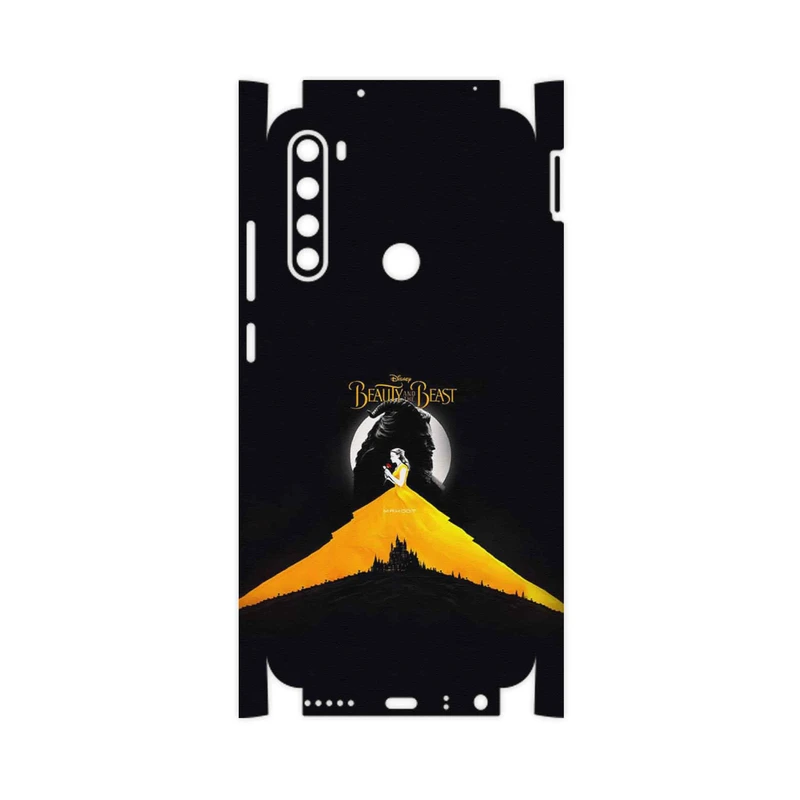 برچسب پوششی ماهوت مدل Beauty and the Beast-FullSkin مناسب برای گوشی موبایل شیائومی Redmi Note 8 2021