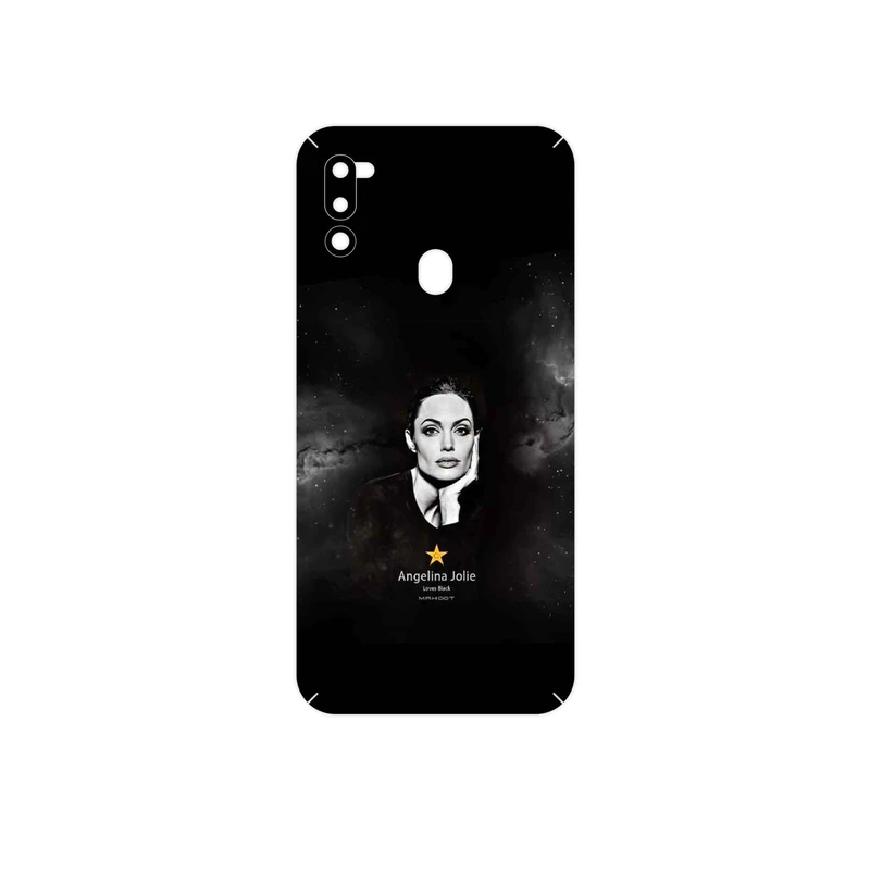 برچسب پوششی ماهوت مدل Angelina Jolie مناسب برای گوشی موبایل سامسونگ Galaxy M21 (2021) Edition
