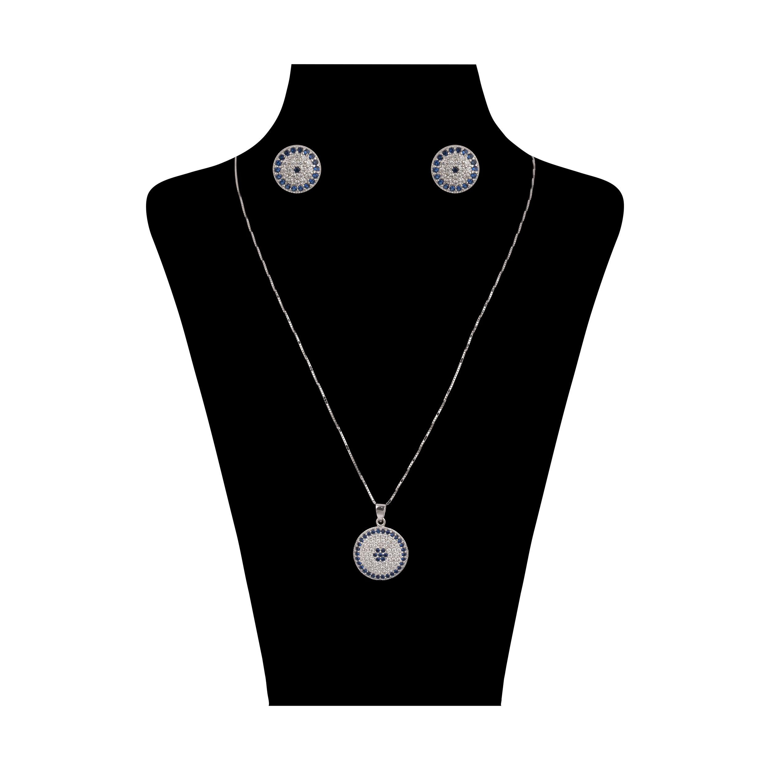 نیم ست نقره زنانه مدل 101-6