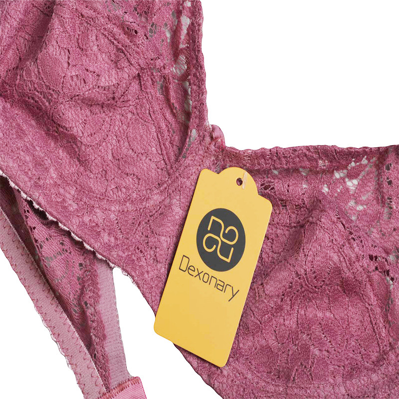 سوتین زنانه دکسونری مدل 355007127 دانتل رنگ کالباسی