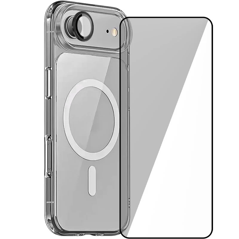 کاور مسیر مدل Mgntic Mgsfe مناسب برای گوشی موبایل اپل iPhone 17 Air به همراه محافظ صفحه و محافظ لنز