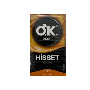 کاندوم اوکی مدل Hisset  بسته 10 عددی