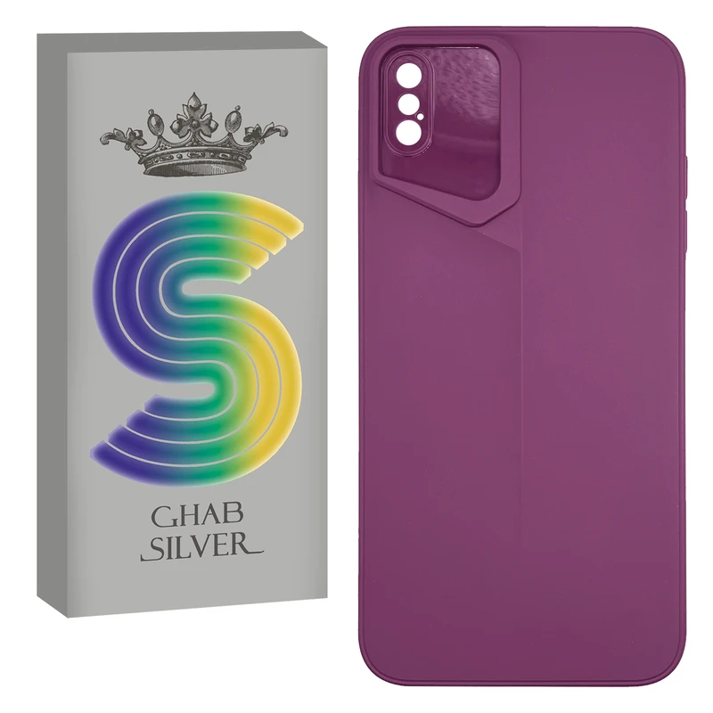 کاور قاب سیلور مدل لوزی مناسب برای گوشی موبایل اپل iPhone X / XS