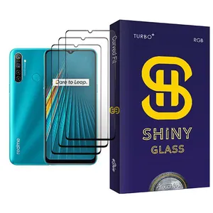 Atouchbo Shiny Glass MIX003 Screen Protector For Realme 5i Pack Of 3