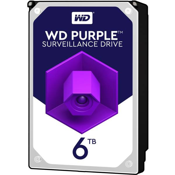 هارددیسک اینترنال وسترن دیجیتال مدل Purple WD62PURZ ظرفیت 6 ترابایت