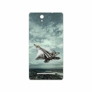 MAHOOT F-22 Raptor Cover Sticker for Sony Xperia C3 Dual