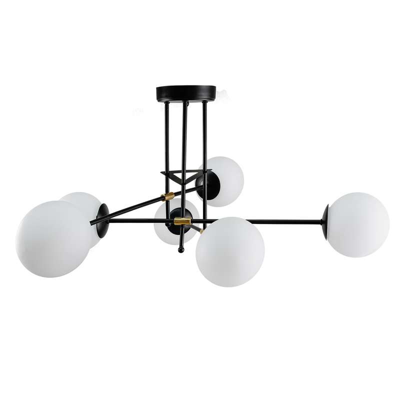 لوستر شش شعله چشمه نور کد A1245/6-WT