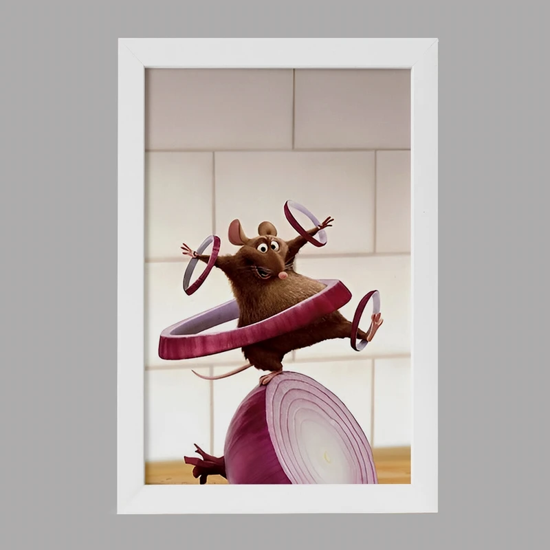 تابلو خندالو مدل موش سرآشپز (Ratatouille) کد F8331