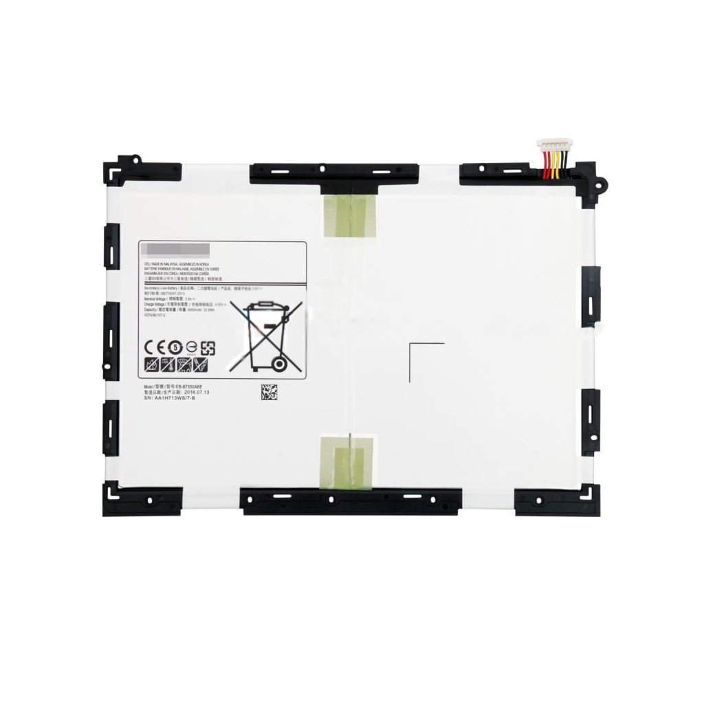 باتری تبلت مدل EB-BT550ABE78 ظرفیت 6000 میلی آمپر ساعت مناسب برای تبلت سامسونگ Galaxy Tab A 9.7