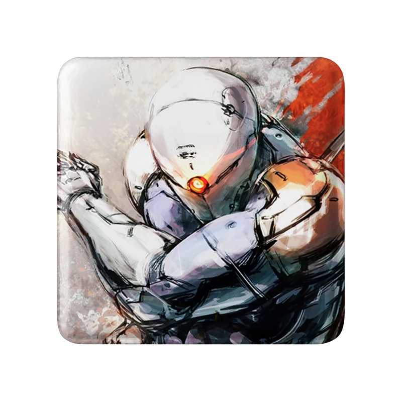 مگنت خندالو طرح بازی متال گیر (Metal Gear) مدل مربعی کد 33126