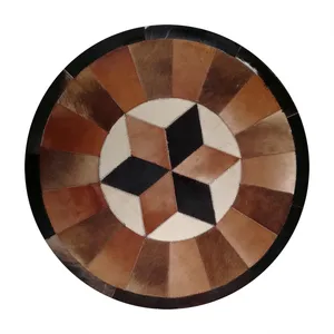 کلاژ فرش پوست و چرم کمالی مدل AD-00494