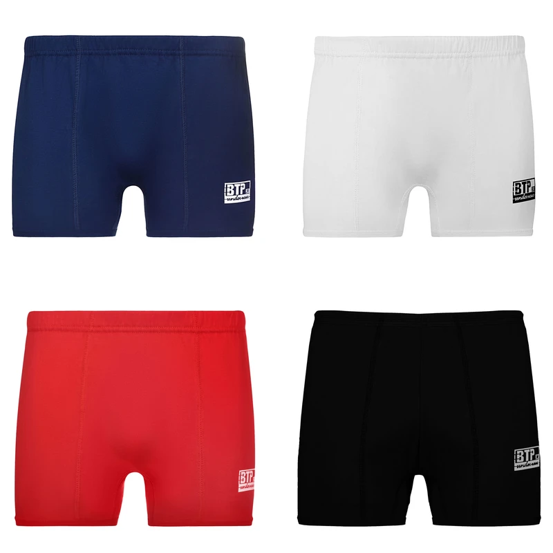 شورت پادار مردانه برهان تن پوش مدل 1004-2 بسته چهار عددی