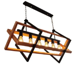 چراغ آویز شش شعله رهام نور مدل R534/6