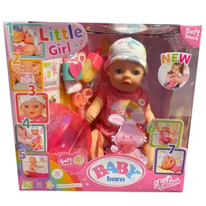 عروسک بیبی بورن مدل Soft Touch Little Girl ارتفاع 36 سانتی متر
