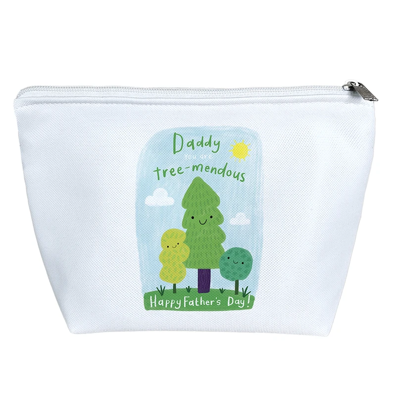 کیف لوازم آرایش دخترانه خندالو مدل روز پدر کد H1107