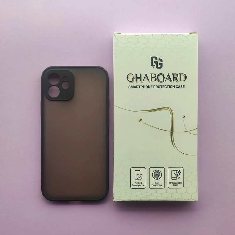 کاور قاب گارد مدل دور ژله ای طلقی ساده مناسب برای گوشی موبایل اپل iPhone 12