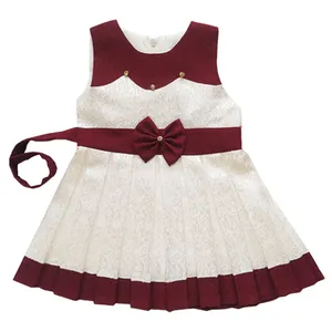 پیراهن دخترانه مدل پلیسه کد 300400