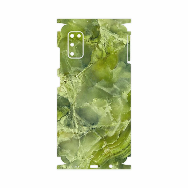 برچسب پوششی ماهوت مدل Green Crystal Marble-FullSkin مناسب برای گوشی موبایل سامسونگ Galaxy A41
