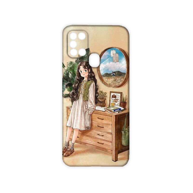  کاور مدل دخترانه کد 182 مناسب برای گوشی موبایل سامسونگ Galaxy A21s