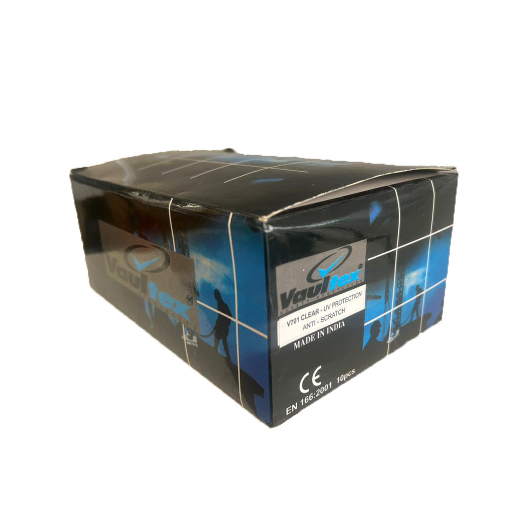 عینک ایمنی ولتکس مدل V701 Clear بسته 10 عددی