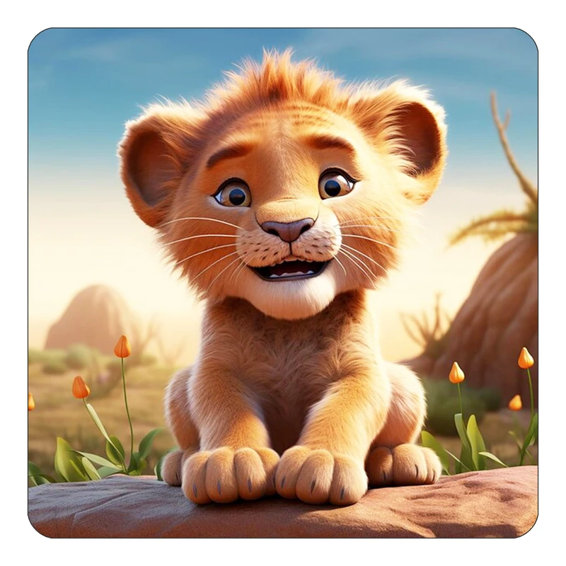 مگنت کاکتی طرح حیوانات کارتونی مدل mp27248