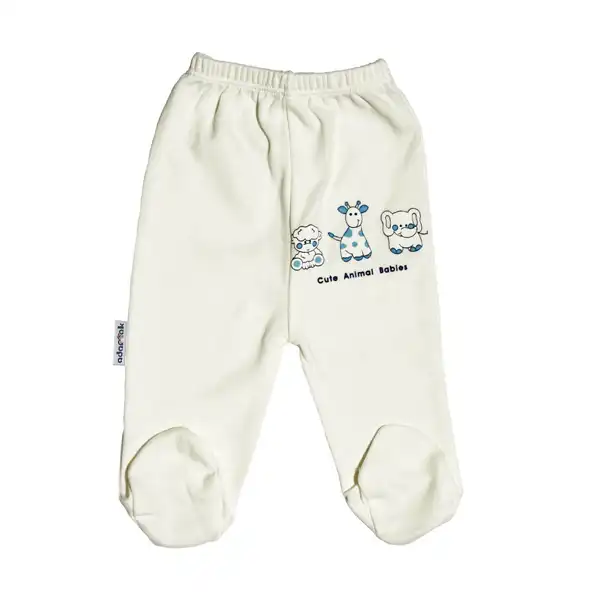 شلوار نوزادی آدمک مدل فیل و زرافه کد 74270
