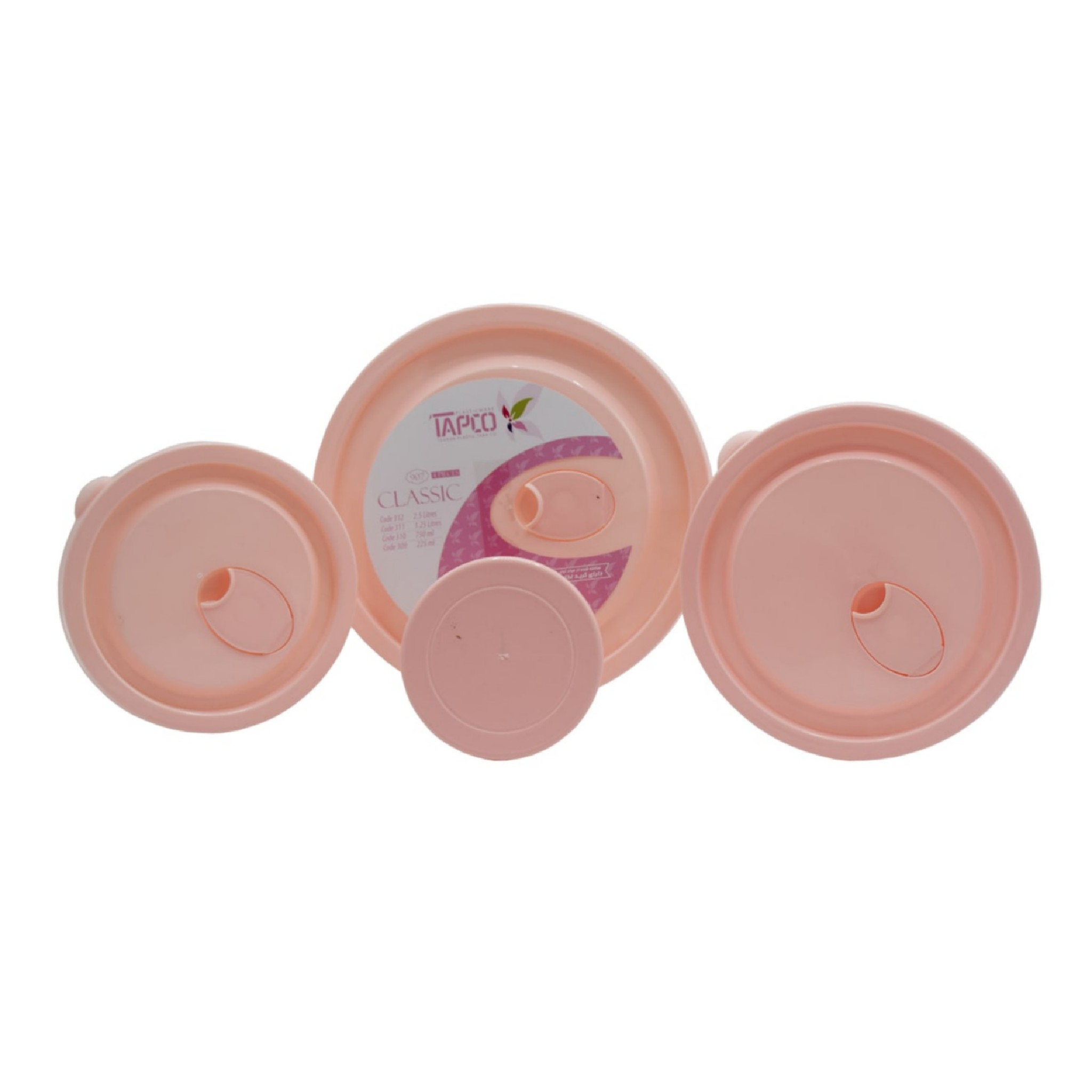 ظرف نگهدارنده تاپکو مدل 907 کد 1650 مجموعه 4 عددی