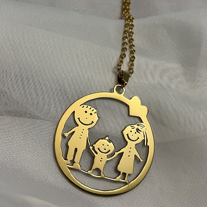 گردنبند مدل خانواده سه نفره