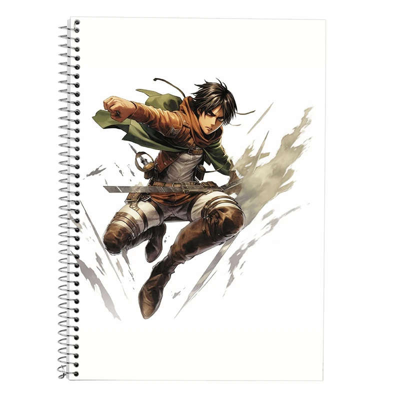 دفتر زبان 50 برگ مدوپد مدل سه خط طرح Attack on Titan کد DF10410