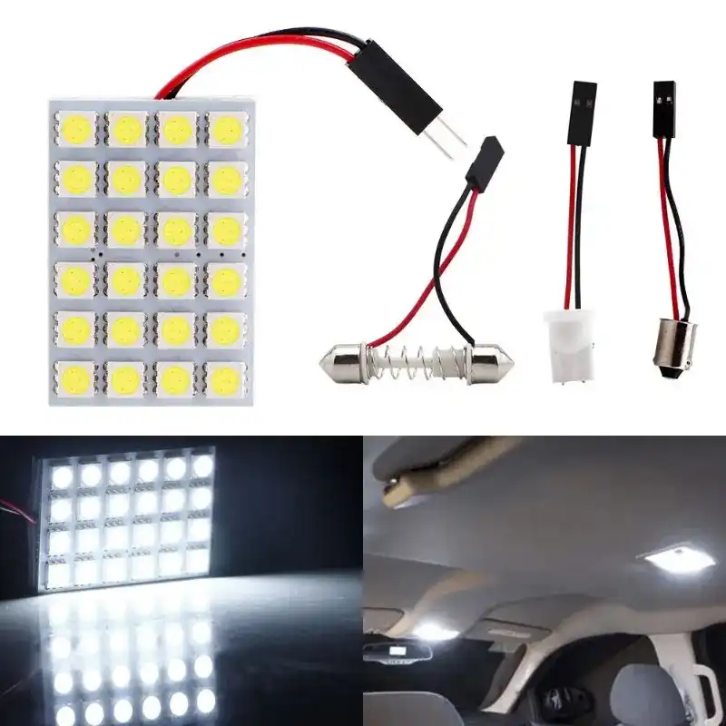 لامپ سقف خودرو اچ اف دی مدل 24SMD